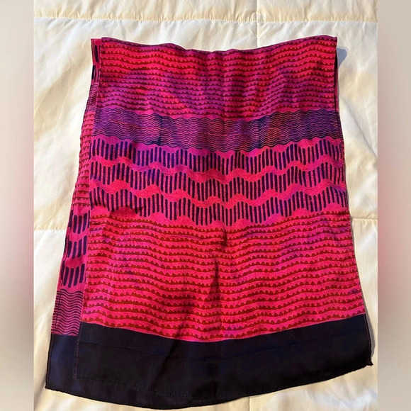 Harshita Silk Charmeuse Long Scarf - Picture 1 of 5